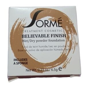 Sorme Believable Finish Wet Dry Powder Foundation, 404 Blush Beige